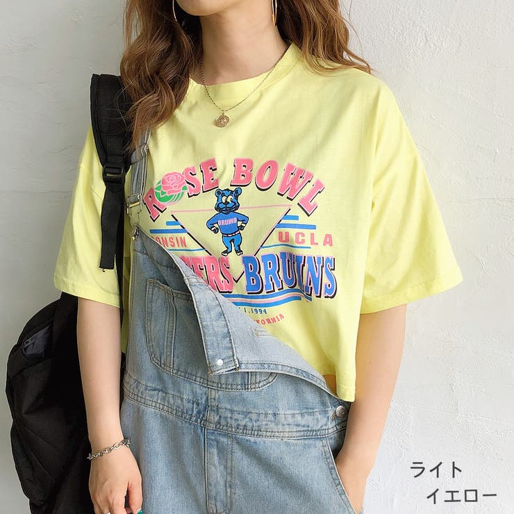 アメカジ風プリントショートtシャツ 春 夏 品番 Shnw Sheena シーナ のレディース ファッション通販 Shoplist ショップリスト