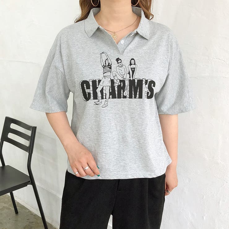 イラストプリントポロシャツ 春 夏 品番 Shnw Sheena シーナ のレディースファッション通販 Shoplist ショップリスト