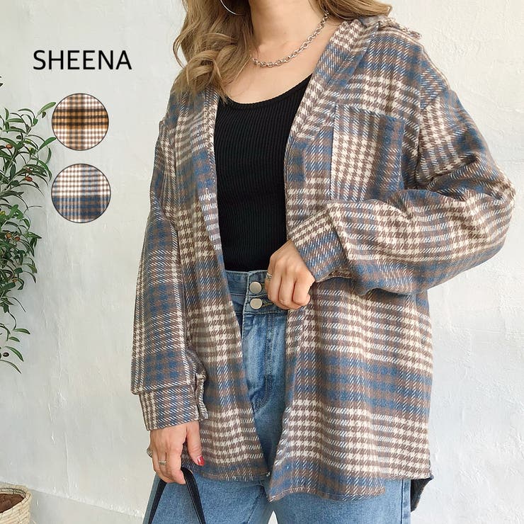 チェックシャツ 秋 冬 品番 Shnw Sheena シーナ のレディースファッション通販 Shoplist ショップリスト