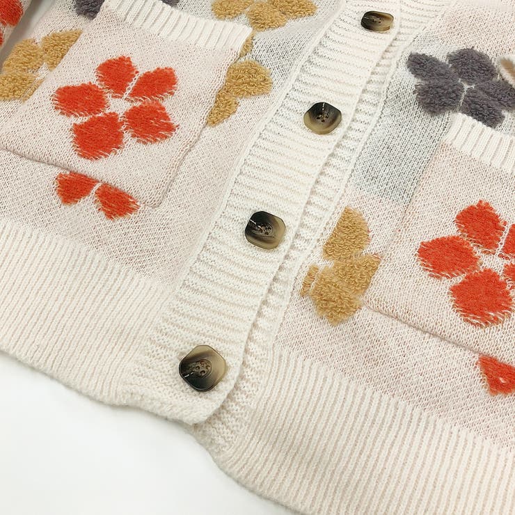 axes femme｜フラワーガーデン刺繍カーディガン | Rakuten