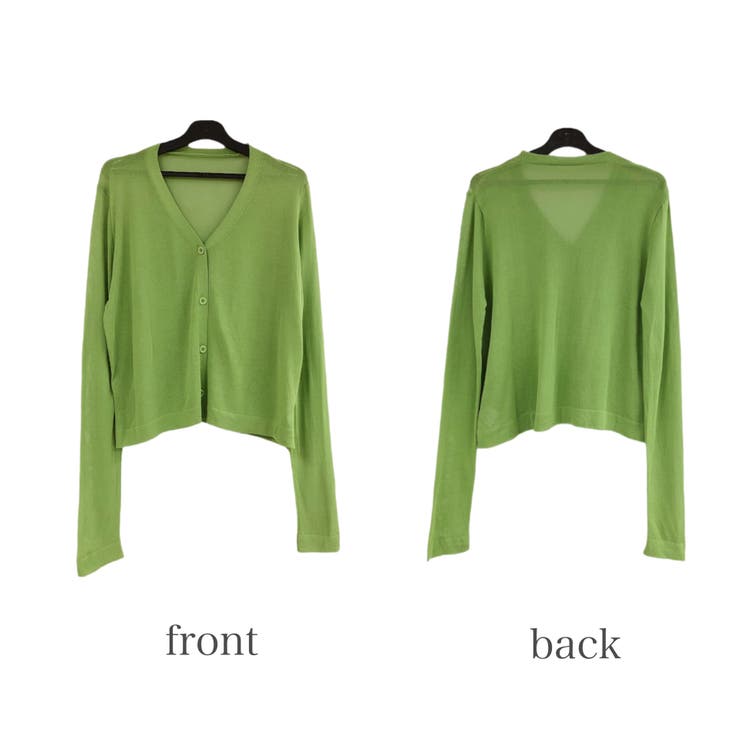 クロップド丈サマーニットカーディガン 夏 韓国ファッション | SHEENA  | 詳細画像40 