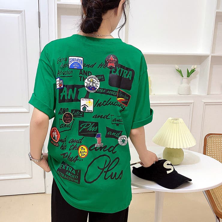MIXロゴバックプリントルーズTシャツ 春 夏 | SHEENA  | 詳細画像39 