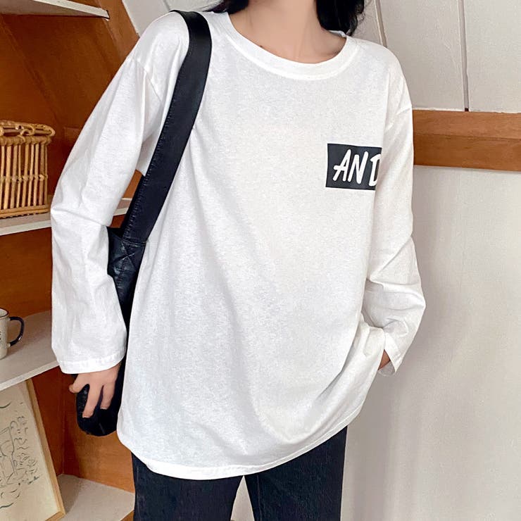 MIXロゴバックプリントルーズTシャツ 春 夏 | SHEENA  | 詳細画像50 