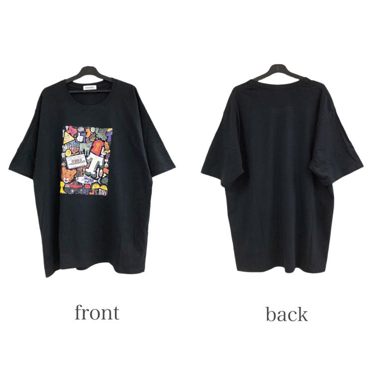 カラーイラストプリントTシャツ 夏 韓国 | SHEENA  | 詳細画像6 