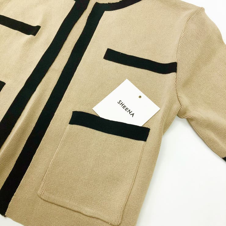 バイカラー半袖サマーニットアンサンブル 夏 韓国 | SHEENA  | 詳細画像25 