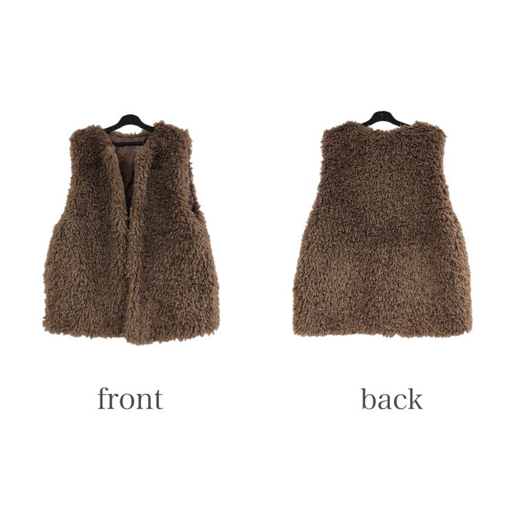 IUNLEASH アンリーシュ 中綿フェイクファーベスト 【公式通販】