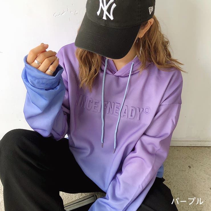 【新品未使用】KITH☆レインボーグラデーションパーカー☆S エンボスロゴグラデーションカラーパーカー 秋 冬[品番