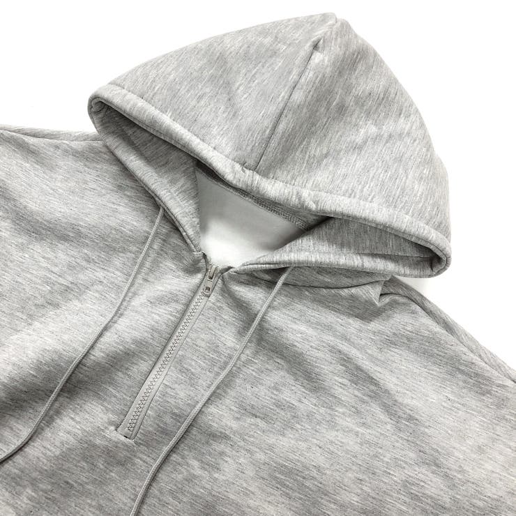 裏起毛ボリュームスリーブハーフジップトップス 秋 冬 | SHEENA  | 詳細画像22 