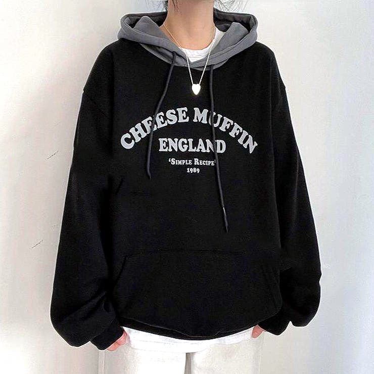 アーチロゴ配色パーカー 秋 冬 | SHEENA  | 詳細画像2 