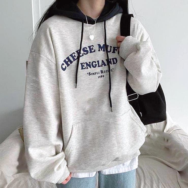 アーチロゴ配色パーカー 秋 冬 | SHEENA  | 詳細画像6 