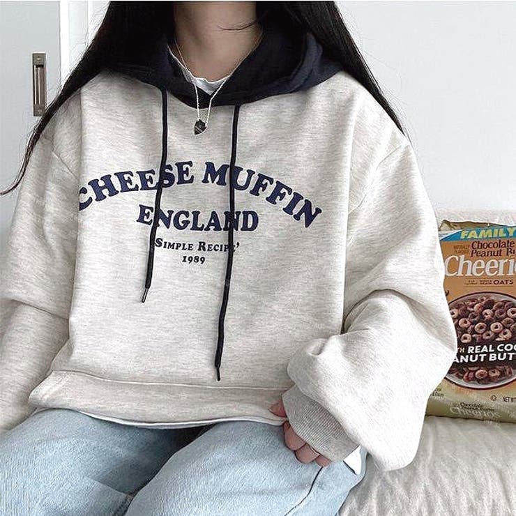 アーチロゴ配色パーカー 秋 冬 | SHEENA  | 詳細画像8 