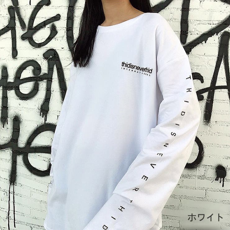 ホワイト | ロゴスリーブロンT 春 秋 | SHEENA 