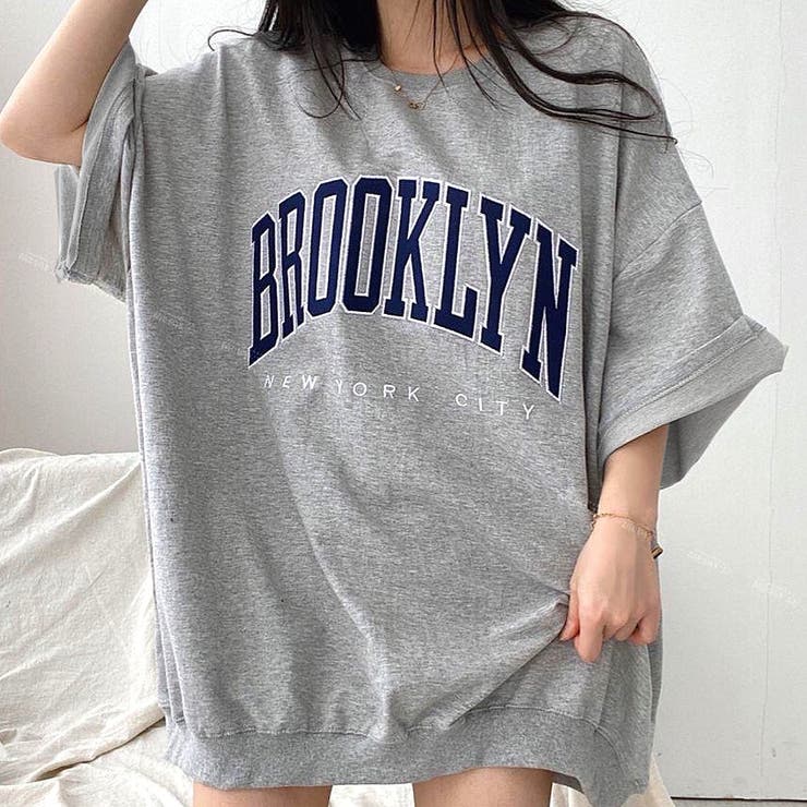 BROOKLYNプリントオーバーＴシャツ 春 夏 | SHEENA  | 詳細画像3 