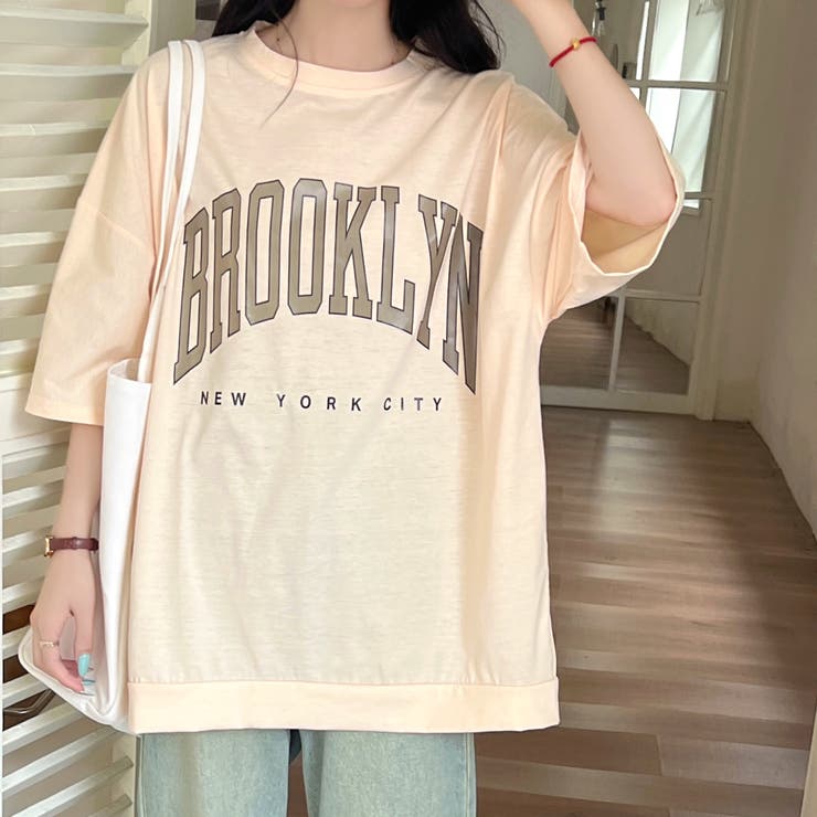 BROOKLYNプリントオーバーＴシャツ 春 夏 | SHEENA  | 詳細画像31 
