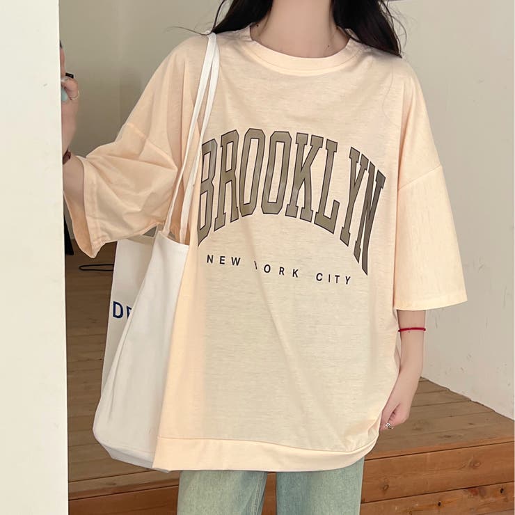 BROOKLYNプリントオーバーＴシャツ 春 夏 | SHEENA  | 詳細画像32 