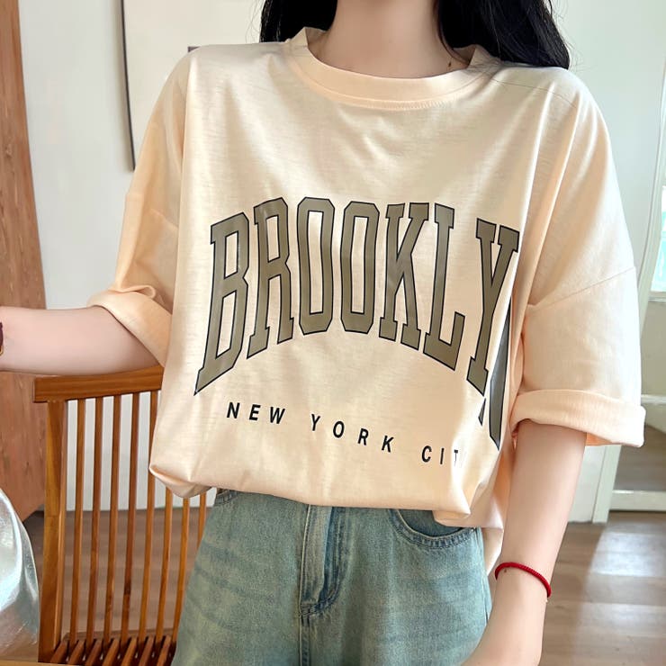 BROOKLYNプリントオーバーＴシャツ 春 夏 | SHEENA  | 詳細画像35 