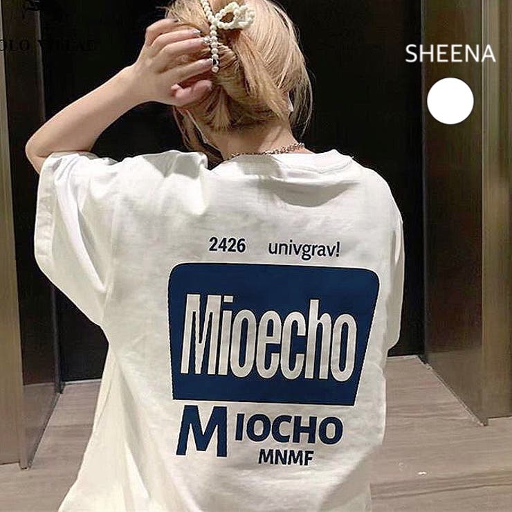 MioechoロゴルーズTシャツ 春 夏[品番：SHNW0009106]｜SHEENA （シーナ）｜レディース｜Shoplist