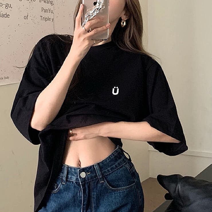 シンプルバックロゴルーズＴシャツ 春 夏 | SHEENA  | 詳細画像21 