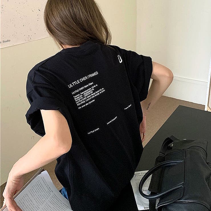 シンプルバックロゴルーズＴシャツ 春 夏 | SHEENA  | 詳細画像23 