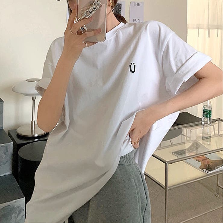 シンプルバックロゴルーズＴシャツ 春 夏 | SHEENA  | 詳細画像9 