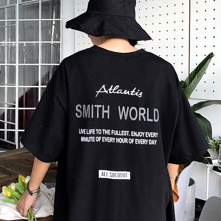 SMITH WORLDロゴルーズＴシャツ 春[品番：SHNW0009247]｜SHEENA  （シーナ）のレディースファッション通販｜SHOPLIST（ショップリスト）