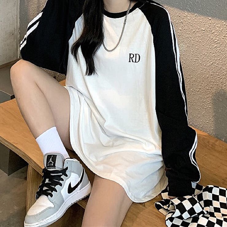 袖ライン配色ラグランルーズロンT 秋 冬 | SHEENA  | 詳細画像11 