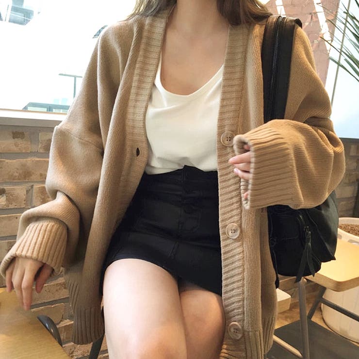 ソフトタッチニットカーディガン 秋 冬 | SHEENA  | 詳細画像10 