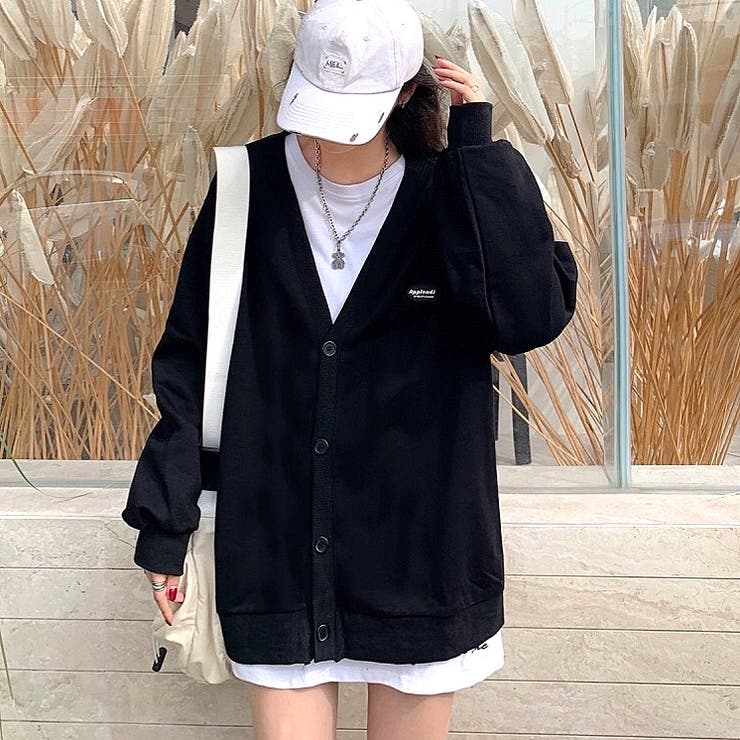 EX.Sweat cardigan 逆PURPLE ｜ KHOKI