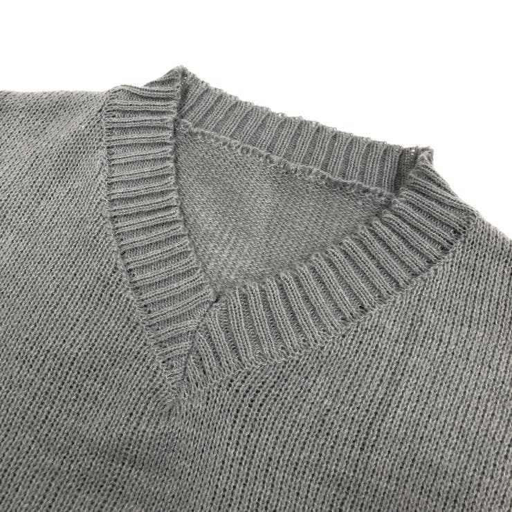 Vネックモヘアタッチニットトップス 秋 冬[品番：SHNW0010093]｜SHEENA  （シーナ）のレディースファッション通販｜SHOPLIST（ショップリスト）
