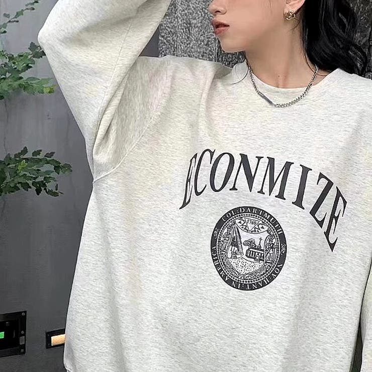 ECONMIZEロゴプリントルーズトレーナー 秋 冬[品番：SHNW0010343]｜SHEENA （シーナ）｜レディース｜Shoplist