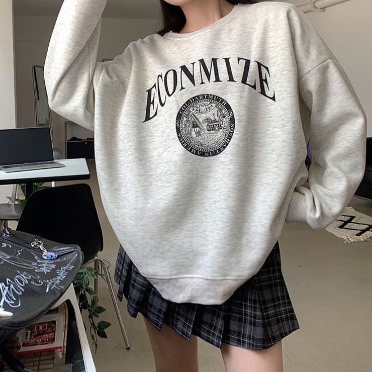 ECONMIZEロゴプリントルーズトレーナー 秋 冬[品番：SHNW0010343]｜SHEENA （シーナ）｜レディース｜Shoplist