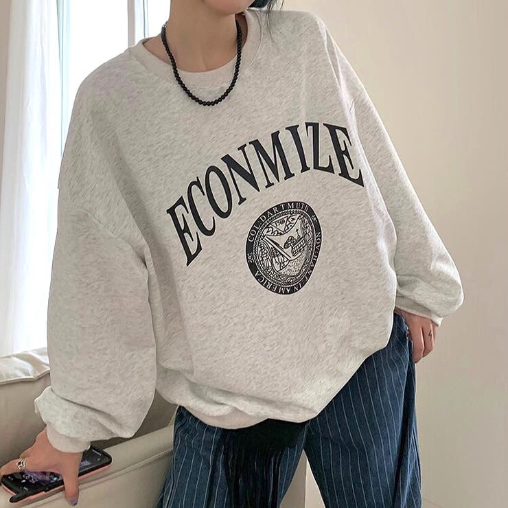 ECONMIZEロゴプリントルーズトレーナー 秋 冬[品番：SHNW0010343]｜SHEENA （シーナ）｜レディース｜Shoplist