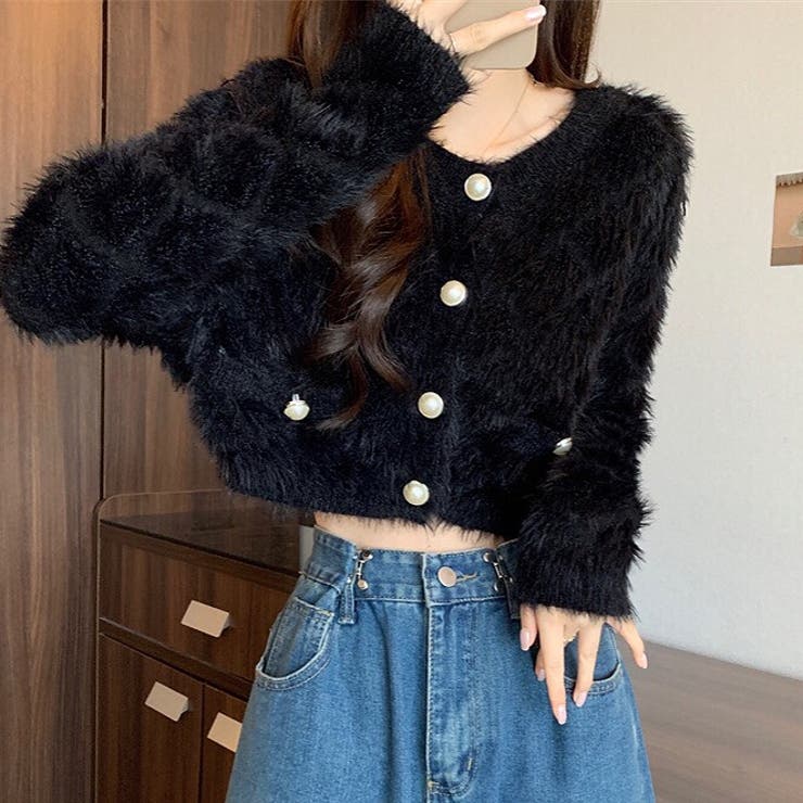 Furry Short Cardigan ショートカーディガン一度着用したもので美品