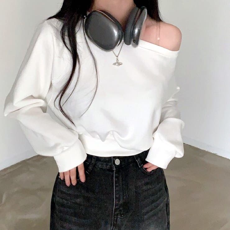 ワイドネックショート丈トレーナー 春 秋 | SHEENA  | 詳細画像20 