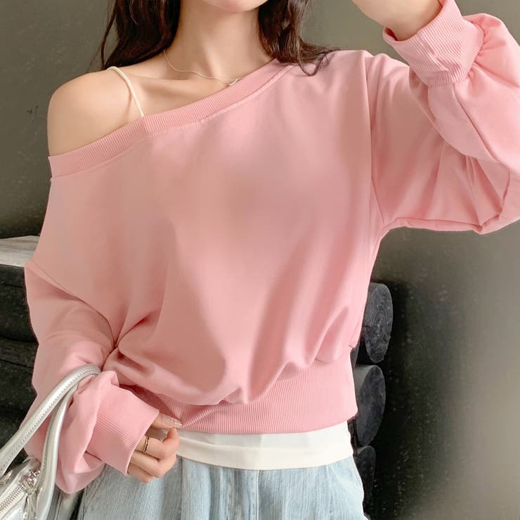 ワイドネックショート丈トレーナー 春 秋 | SHEENA  | 詳細画像38 