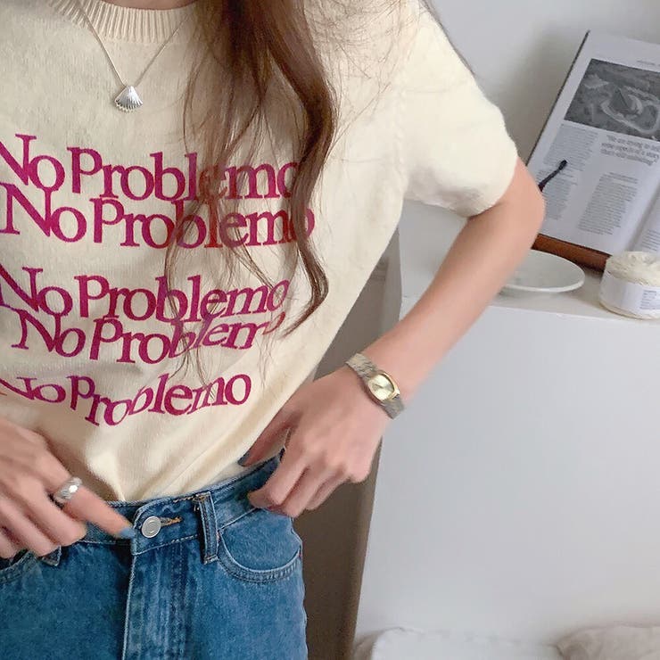 Aries No Problemo ベアトップ（No Problemo SS Tee - Aries