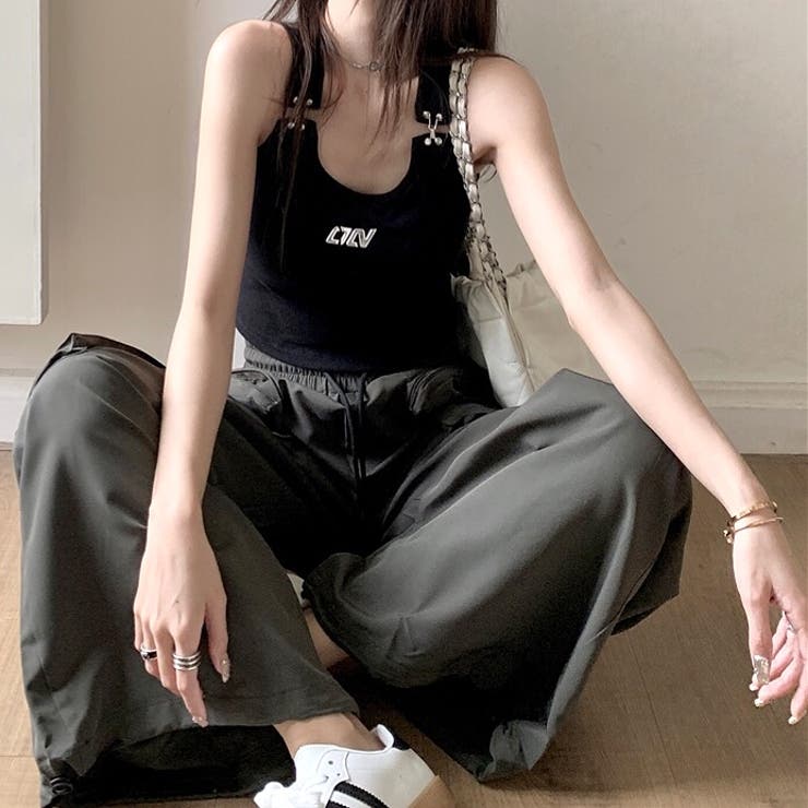 メタルロゴフックショルダータンク 春 夏 | SHEENA  | 詳細画像19 