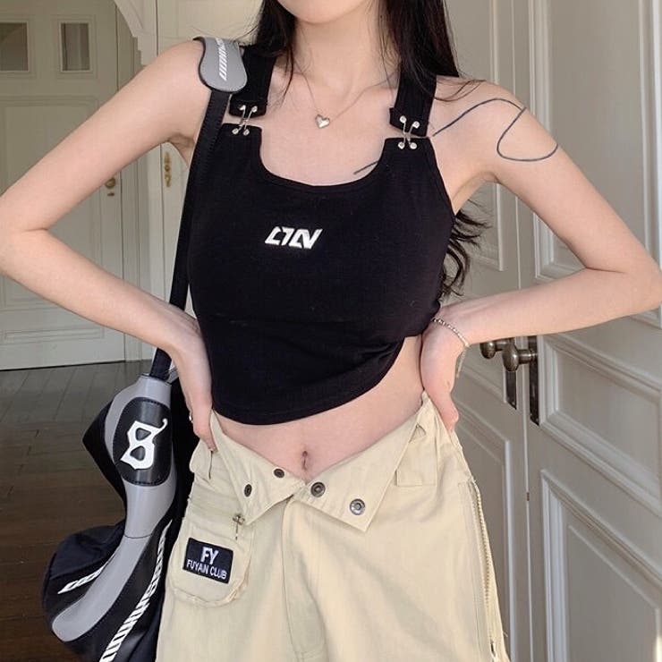 メタルロゴフックショルダータンク 春 夏 | SHEENA  | 詳細画像21 