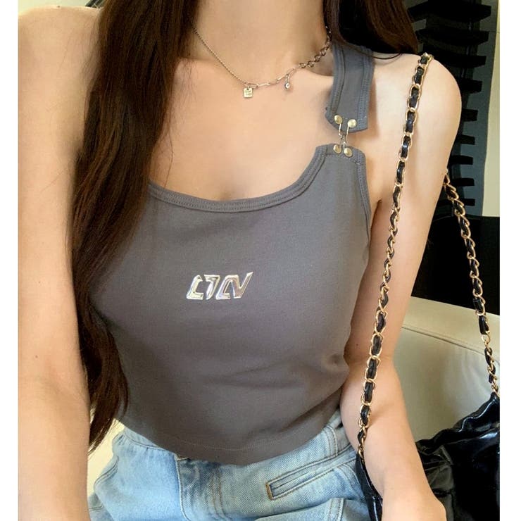 メタルロゴフックショルダータンク 春 夏 | SHEENA  | 詳細画像28 