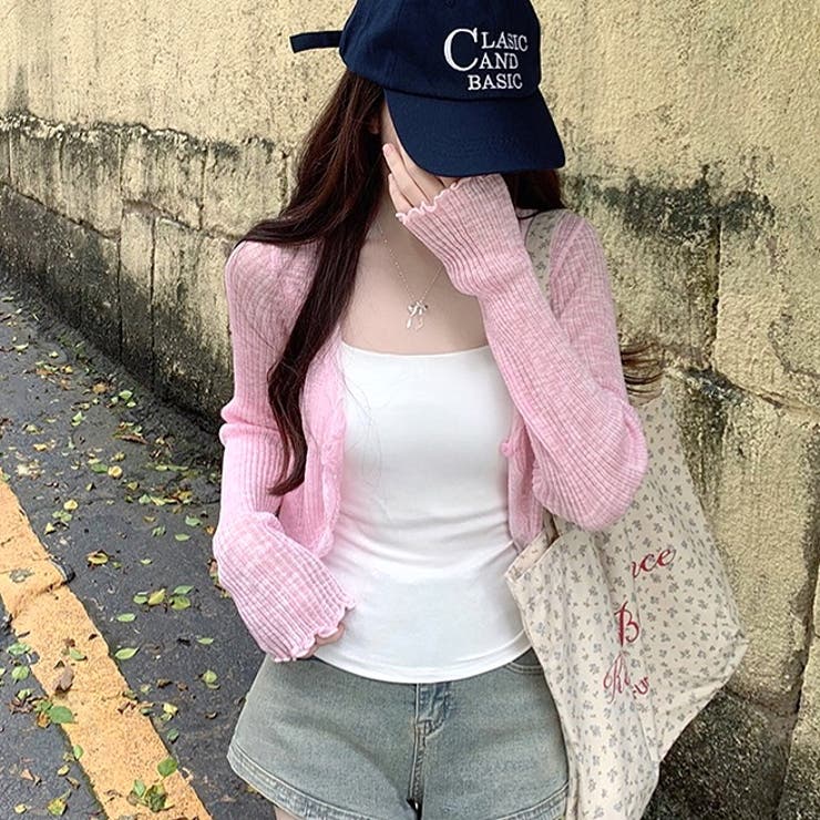 レースアクセントシアーカーディガン 春 夏 | SHEENA  | 詳細画像12 