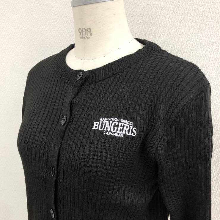 サムホール付き刺しゅうロゴニットカーディガン 秋 冬 | SHEENA  | 詳細画像36 