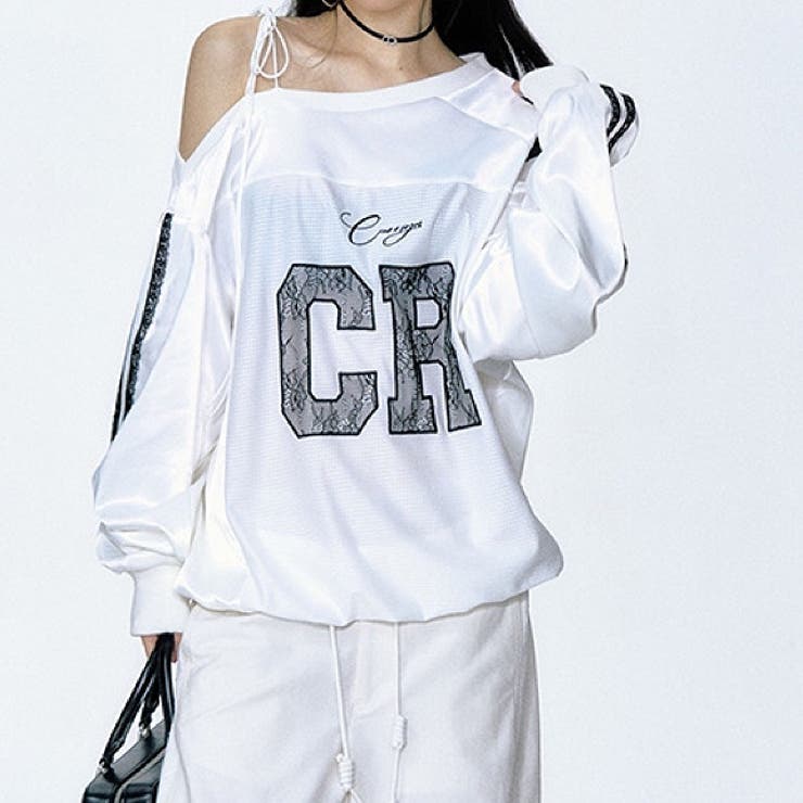 サイドラインレースロゴゲームシャツロンT 秋 冬 | SHEENA  | 詳細画像18 