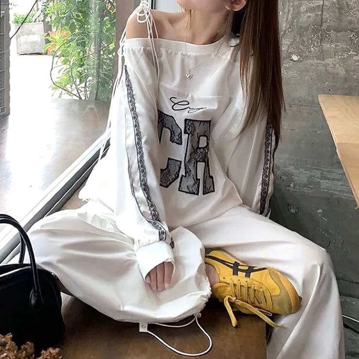 サイドラインレースロゴゲームシャツロンT 秋 冬 | SHEENA  | 詳細画像23 