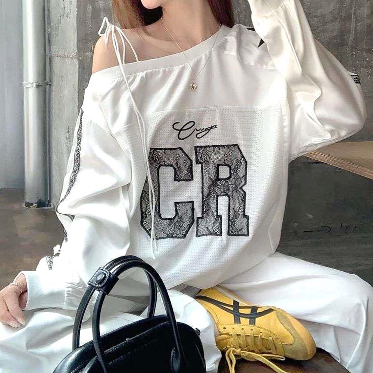 サイドラインレースロゴゲームシャツロンT 秋 冬 | SHEENA  | 詳細画像24 