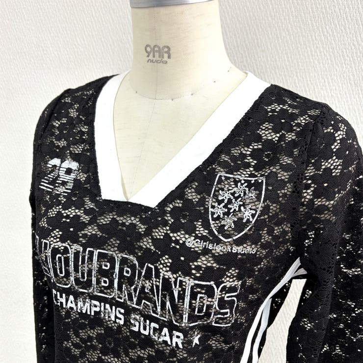 サイドラインゲームシャツレーストップス 春 夏 | SHEENA  | 詳細画像12 