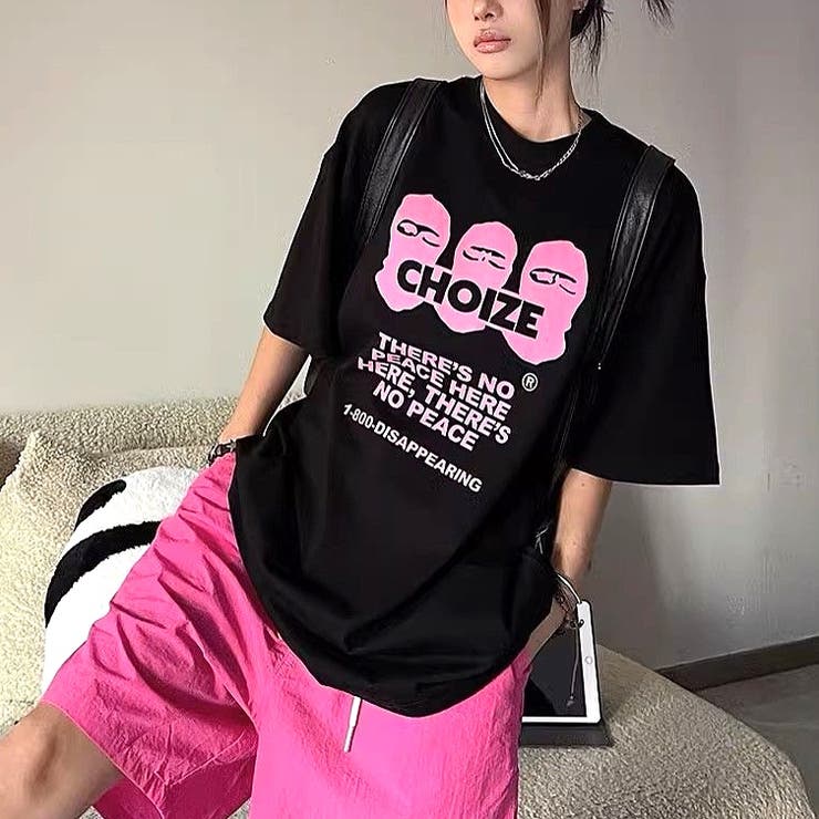 オーバーサイズグラフィックロゴプリントTシャツ | SHEENA  | 詳細画像5 