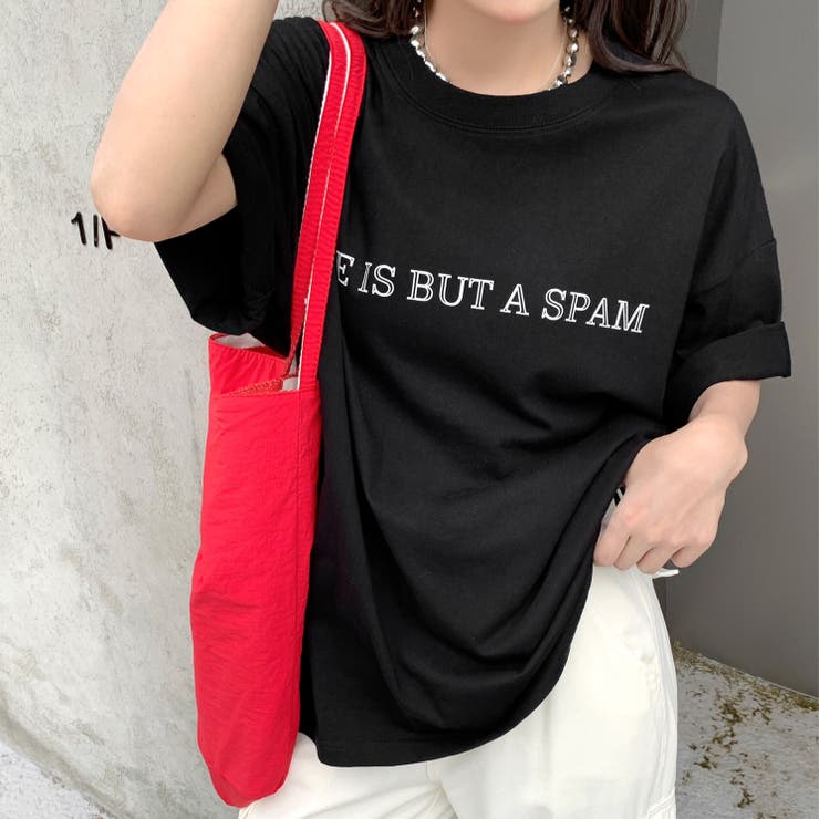バックフラワーロゴプリントオーバーサイズTシャツ | SHEENA  | 詳細画像19 