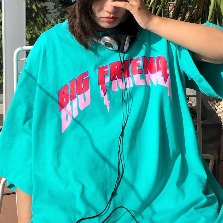 BIG FRIENDロゴプリントルーズTシャツ | SHEENA  | 詳細画像11 