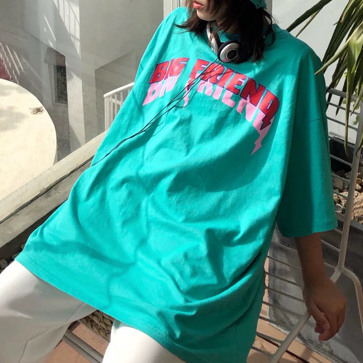 BIG FRIENDロゴプリントルーズTシャツ | SHEENA  | 詳細画像13 