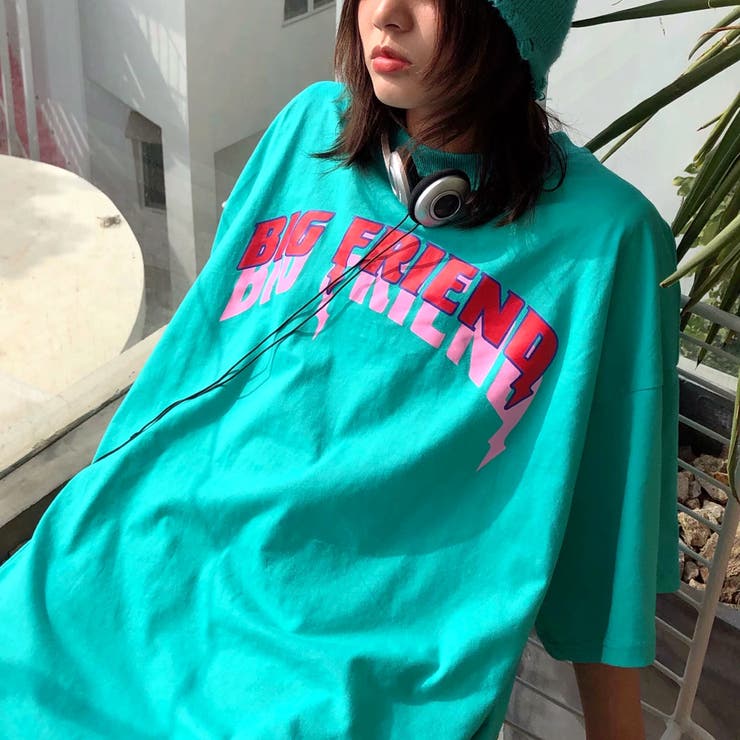 BIG FRIENDロゴプリントルーズTシャツ | SHEENA  | 詳細画像14 